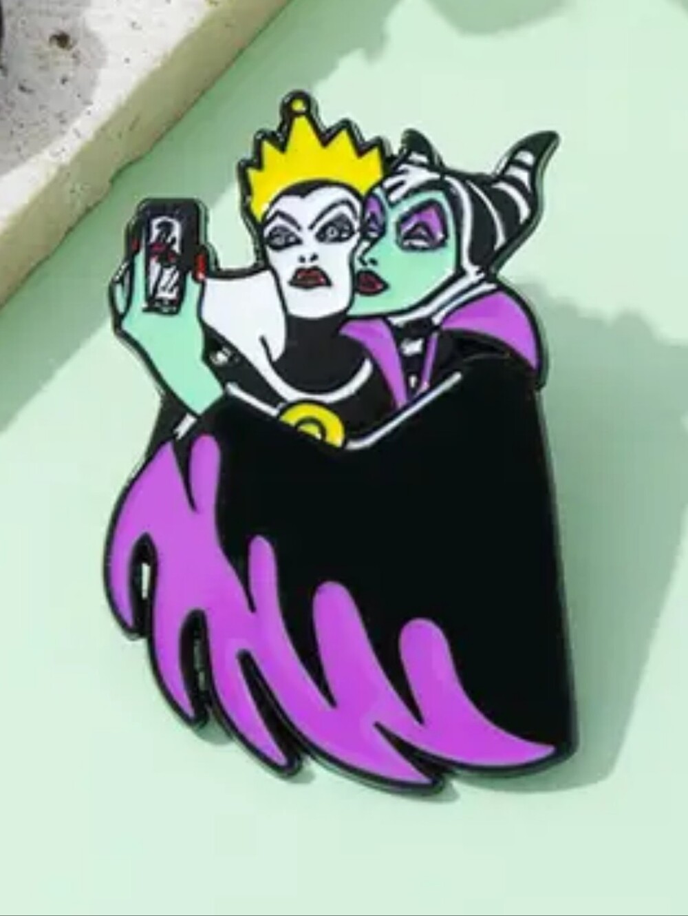 3$ Add On⭐ Evil Queen & Maleficent Pin